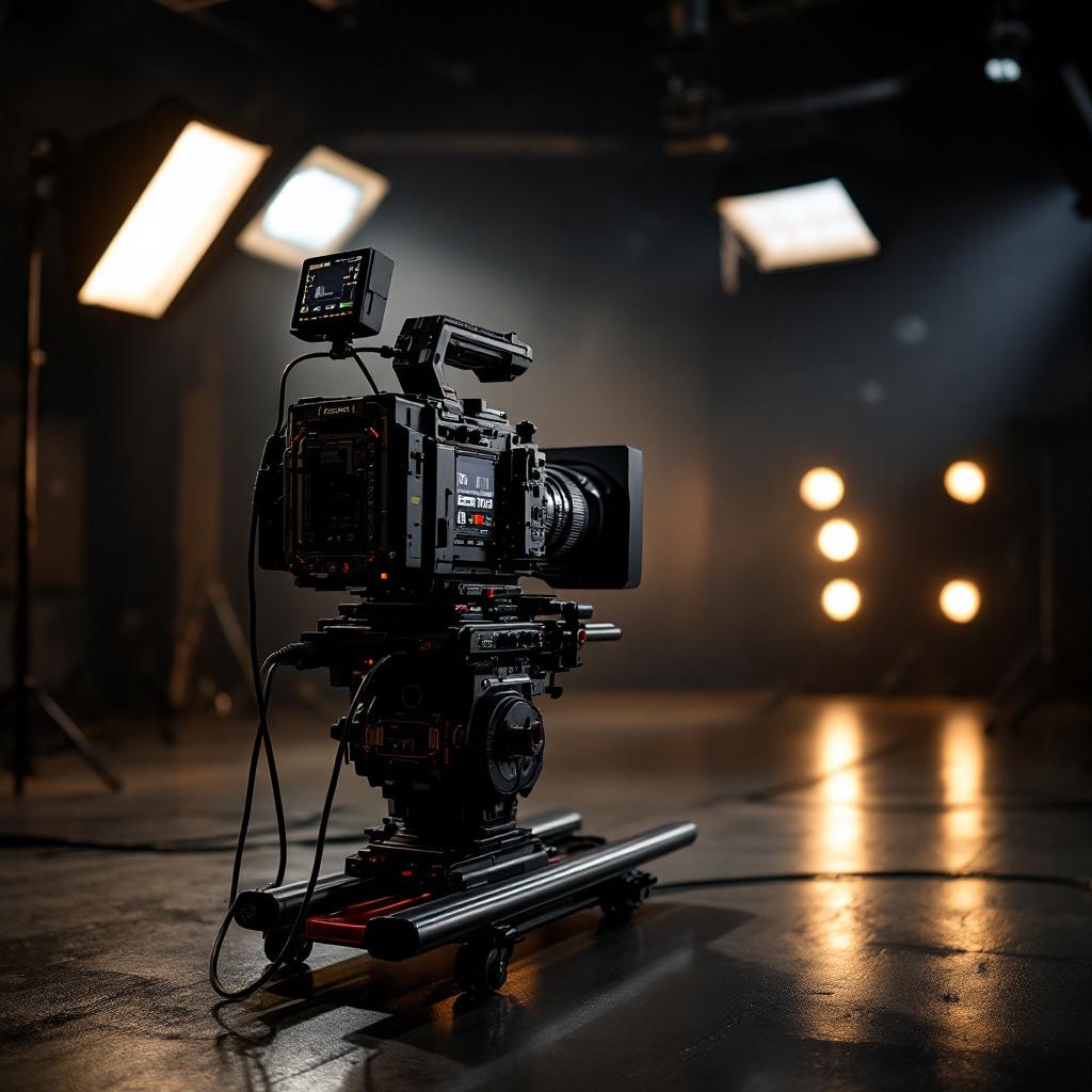 Studio filming session